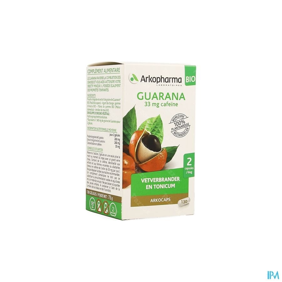 Maryanne Jones Disco duizend Arkocaps Guarana Bio Caps 130 kopen - Pazzox, online apotheek