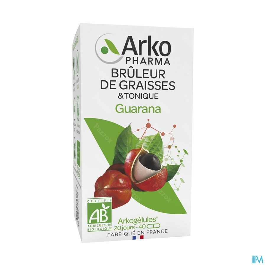 Arkogelules Guarana Bio Caps 40