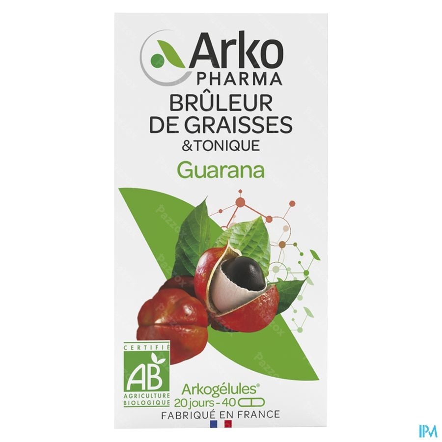 Arkogelules Guarana Bio Caps 40