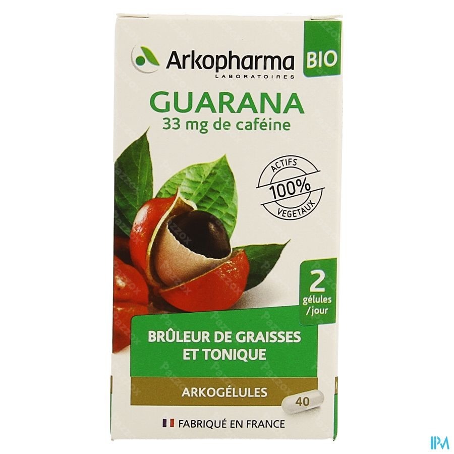 Arkogelules Guarana Bio Caps 40