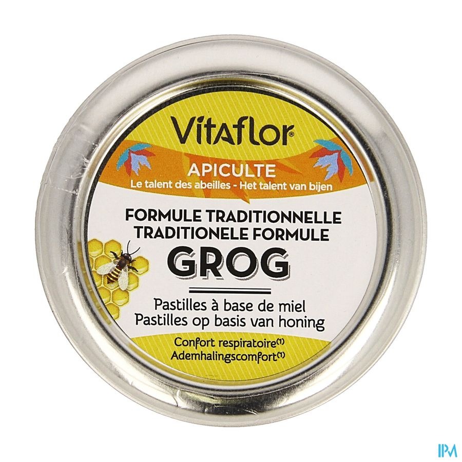 Vitaflor Grog Tradit. Formule Honing Past. 45g