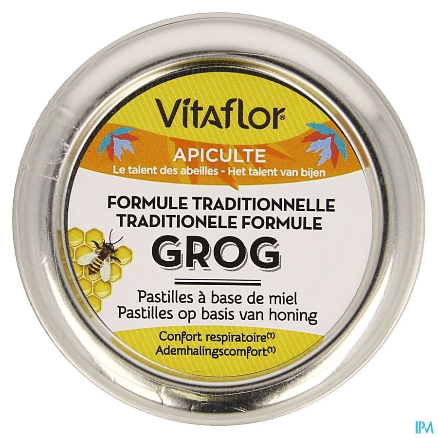 Vitaflor Grog Tradit. Formule Honing Past. 45g