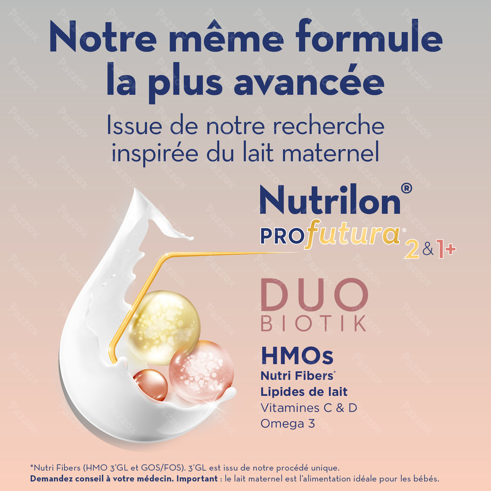 Profutura 1+ composition unique Duobiotik Lait de croissance enfants dès 1 an Poudre Boite 800g