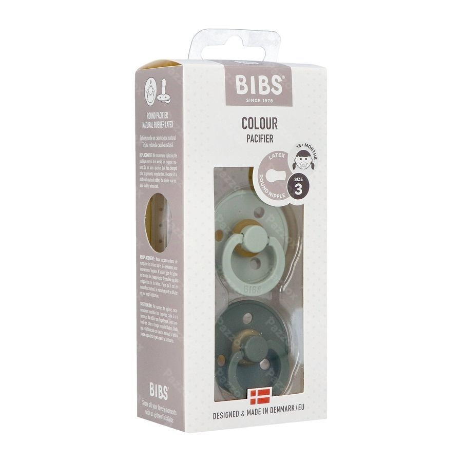 Bibs 3 Pacifier Duo Hunter Green