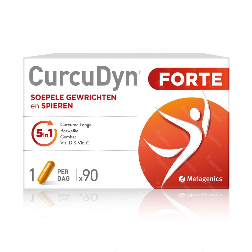 Metagenics Curcudyn Forte Voedingssupplement Bewegingsstelsel 90 Capsules