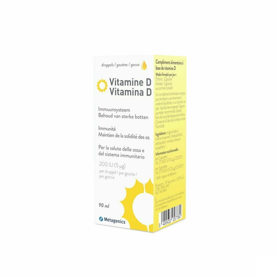 Metagenics Vitamine D Druppels 90ml