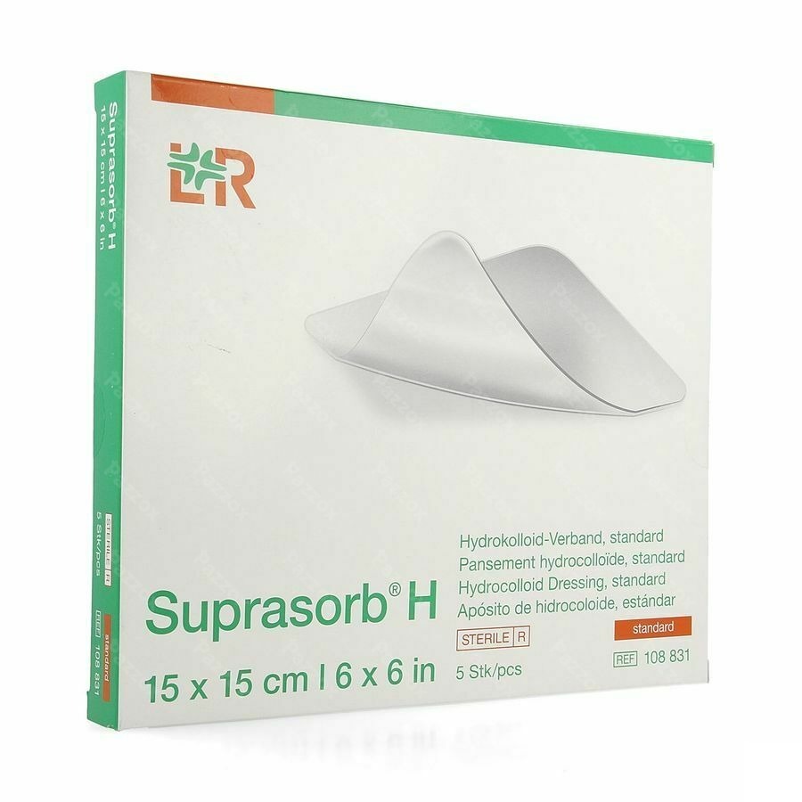 Suprasorb H Hydrocol. Standard 15x15cm 5 108831