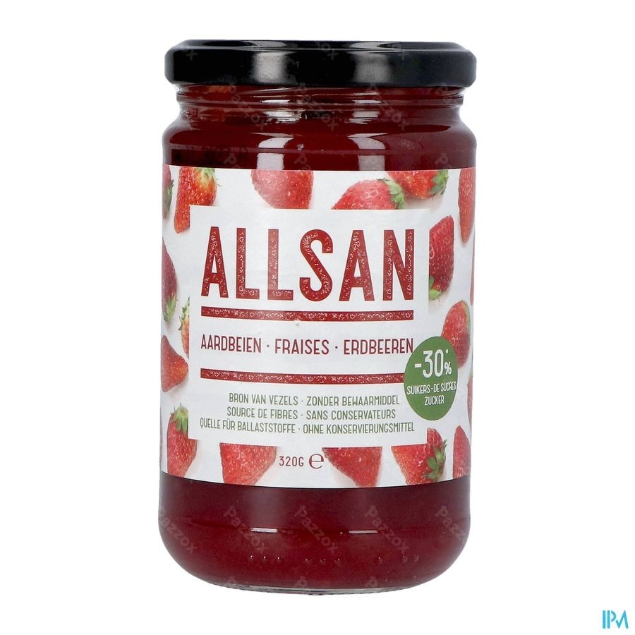Allsan Pate Tartiner Fraise 320g Revogan