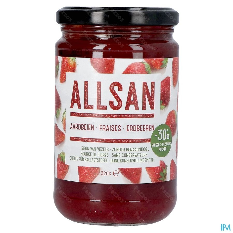 Allsan Pate Tartiner Fraise 320g Revogan