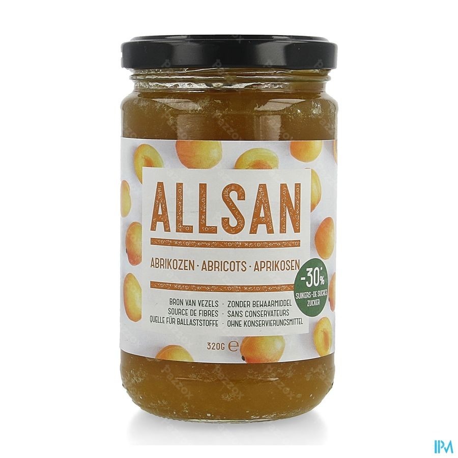 Allsan Pate Tartiner Abricots 320g Revogan