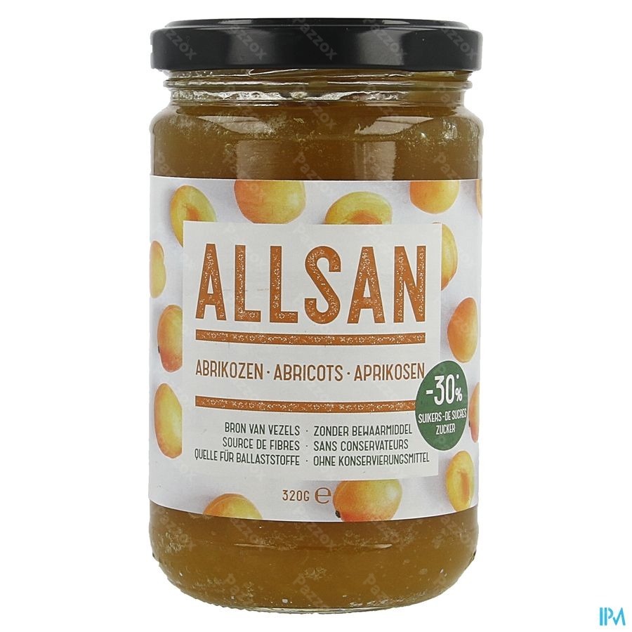 Allsan Pate Tartiner Abricots 320g Revogan