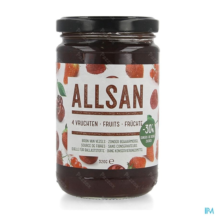 Allsan Pate Tartiner 4 Fruits 320g Revogan