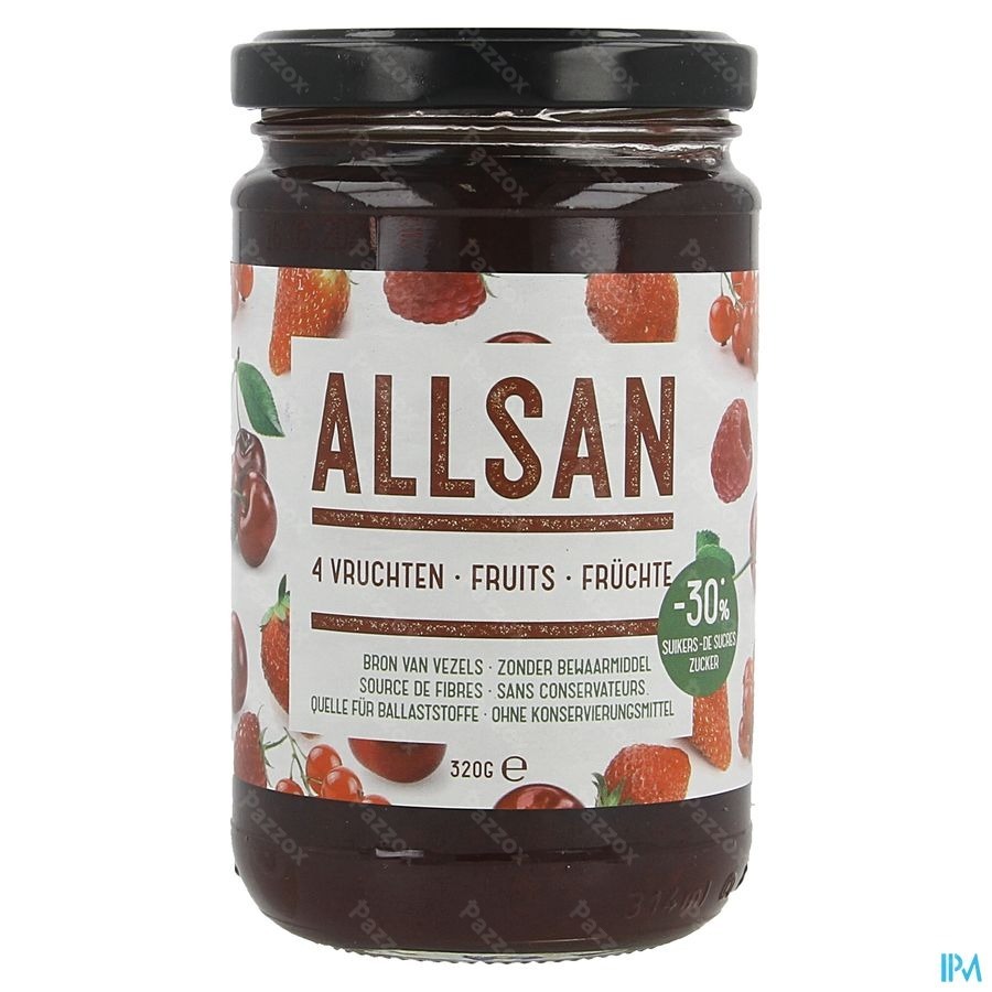 Allsan Pate Tartiner 4 Fruits 320g Revogan