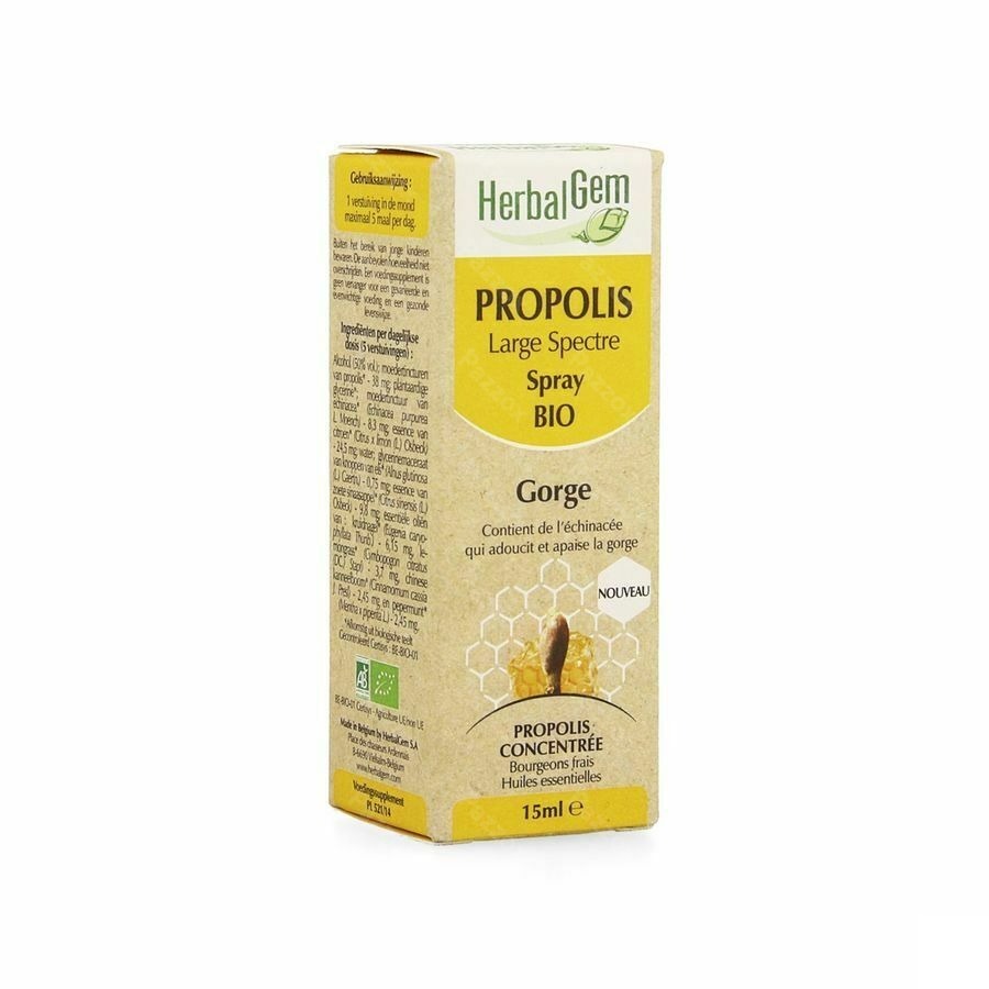 Herbalgem Propolis Large Spectrum Bio Sray 15ml