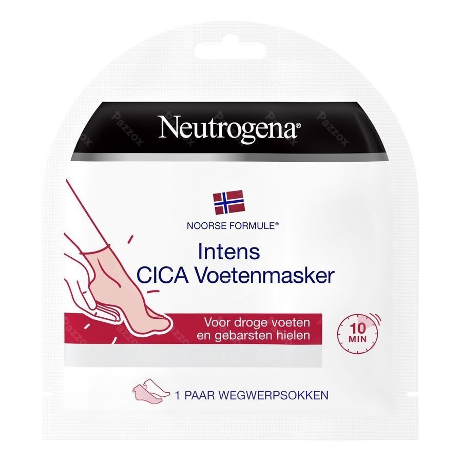 Neutrogena Intens CICA Voetenmasker Droge en Gebarsten Voeten 1 Paar 