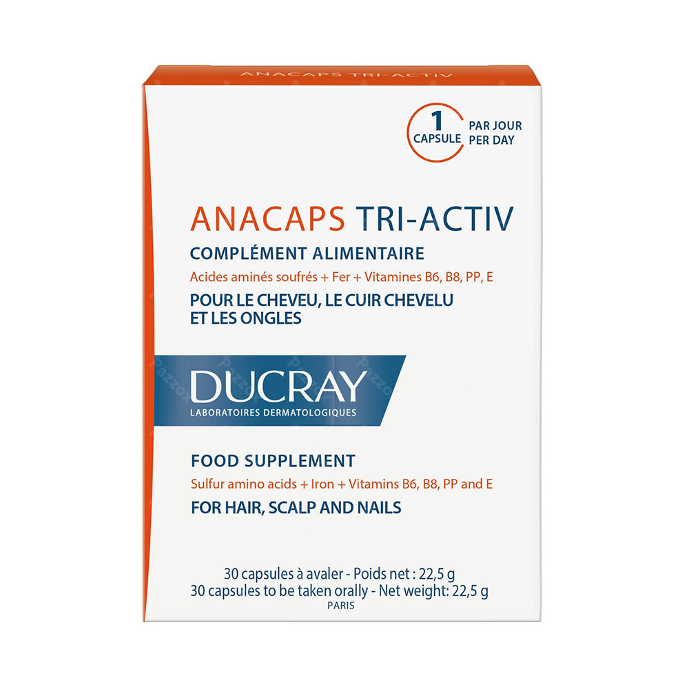 Ducray Anacaps Tri-activ Tijdelijk Haaruitval 30 Gélules
