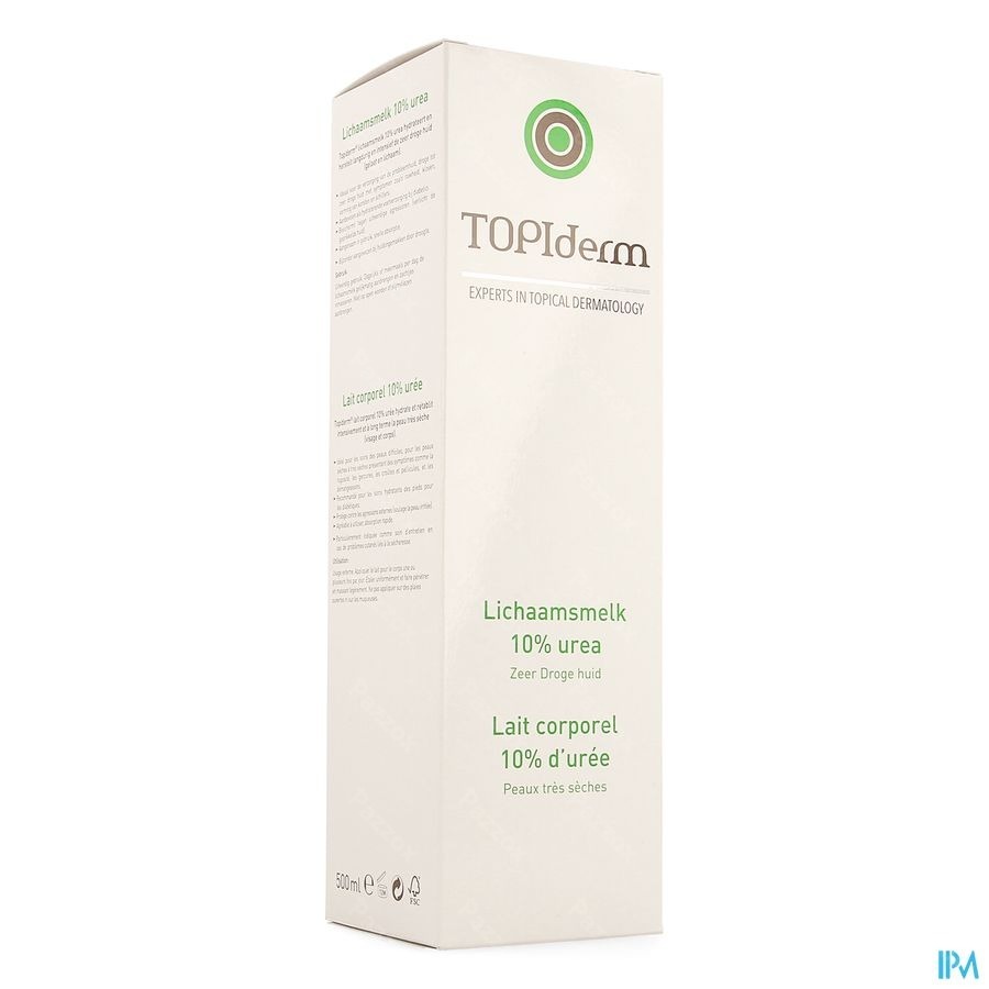 Topiderm Lait Corporel 10% Uree 500ml