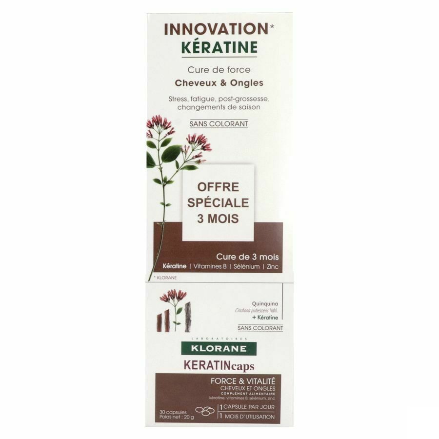 Klorane Capil. Keratin Caps 3x30 Nf