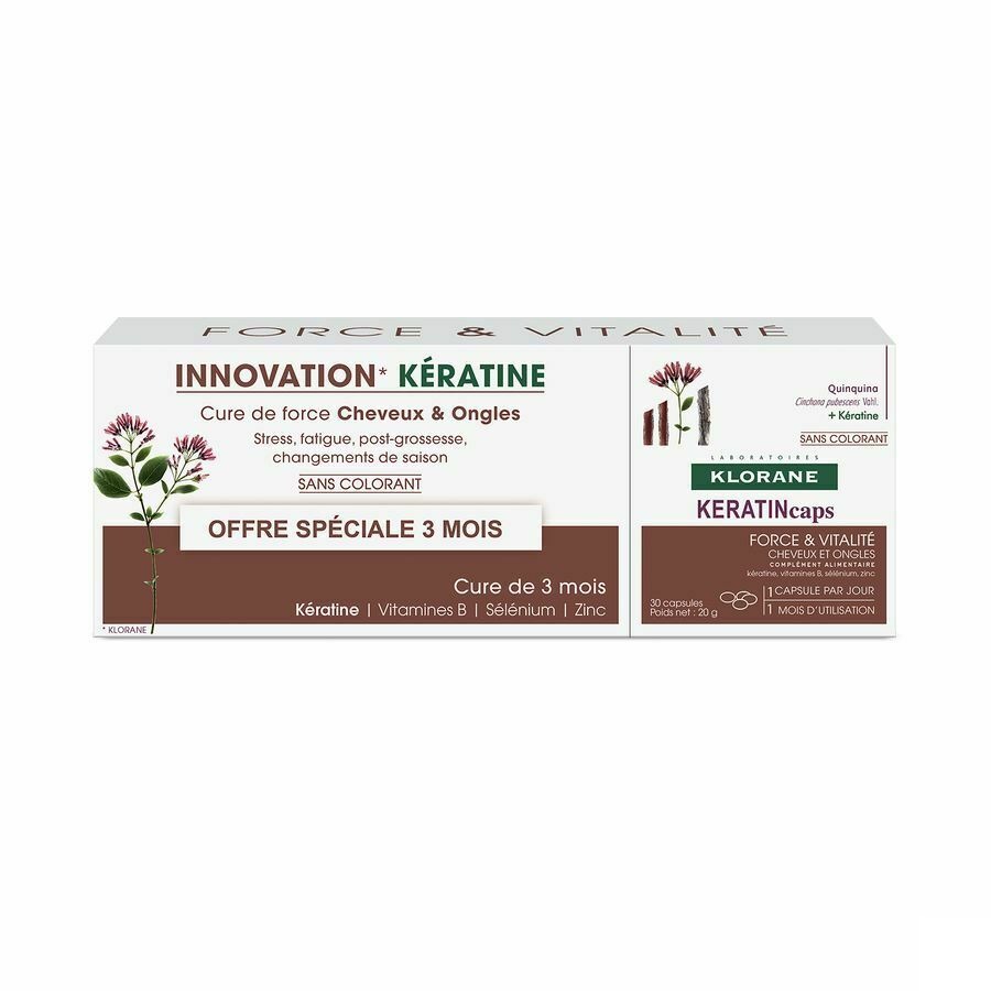 Klorane Capil. Keratin Caps 3x30 Nf