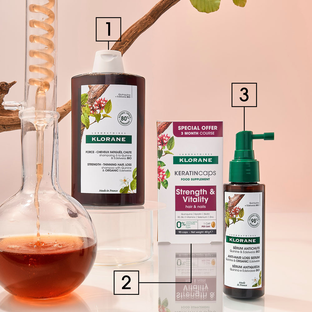 Klorane Capillaire Karatincaps Force et Vitalité 3x30 Capsules