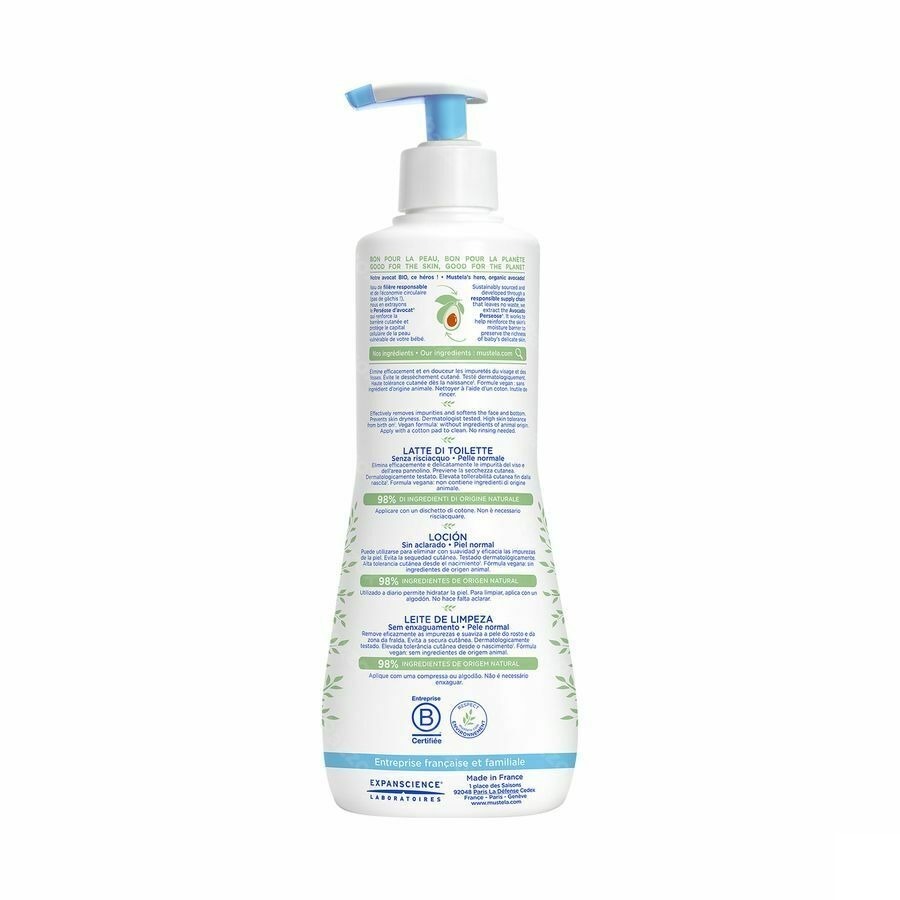 Mustela Toiletmelk Z/spoelen 500ml