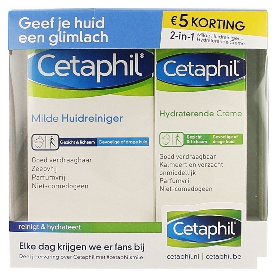 Cetaphil Complete set voor droge/gevoelige huid NL