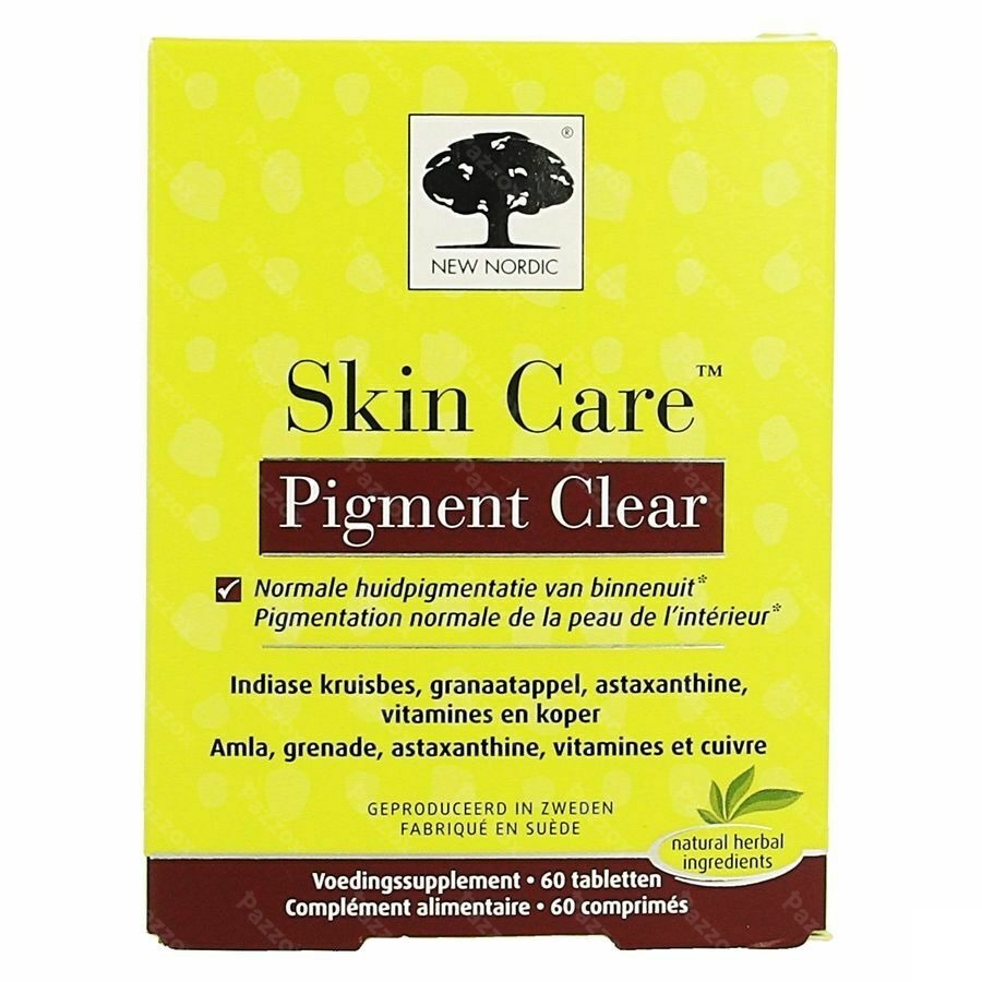 New Nordic Skin Care Pigment Clear Comp 60