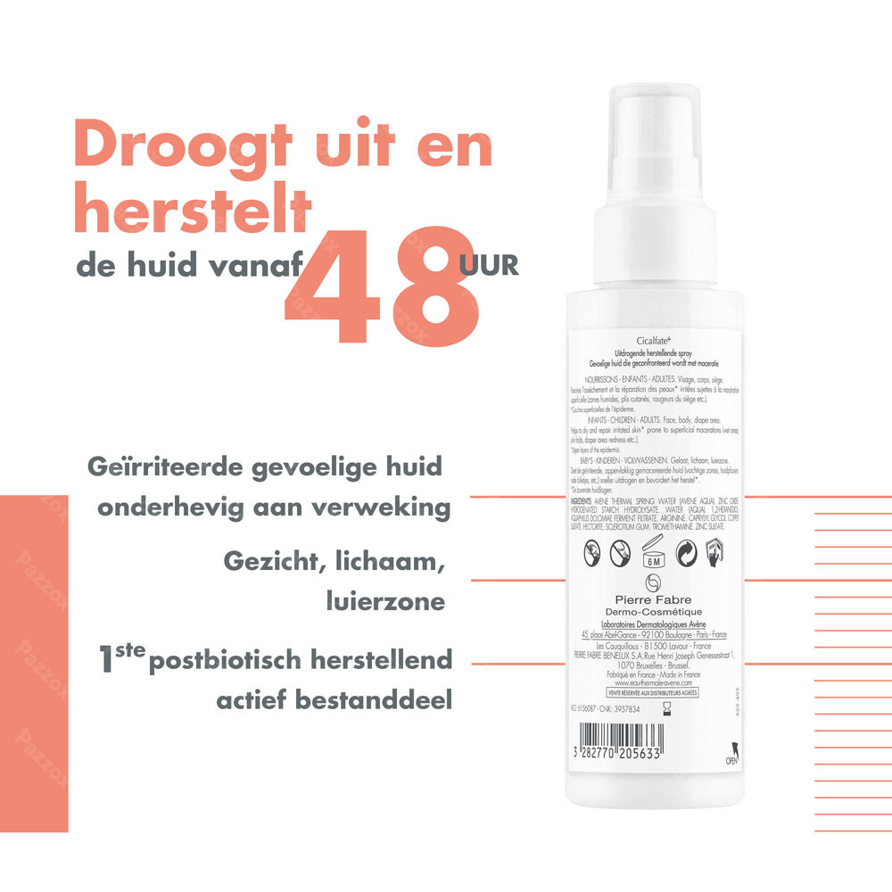 Avène Cicalfate+ Uitdrogende en Herstellende Spray 100ml 