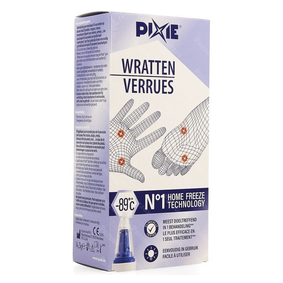 Pixie Stylo 7,5g A/verrues + N2o Cartouche Nf