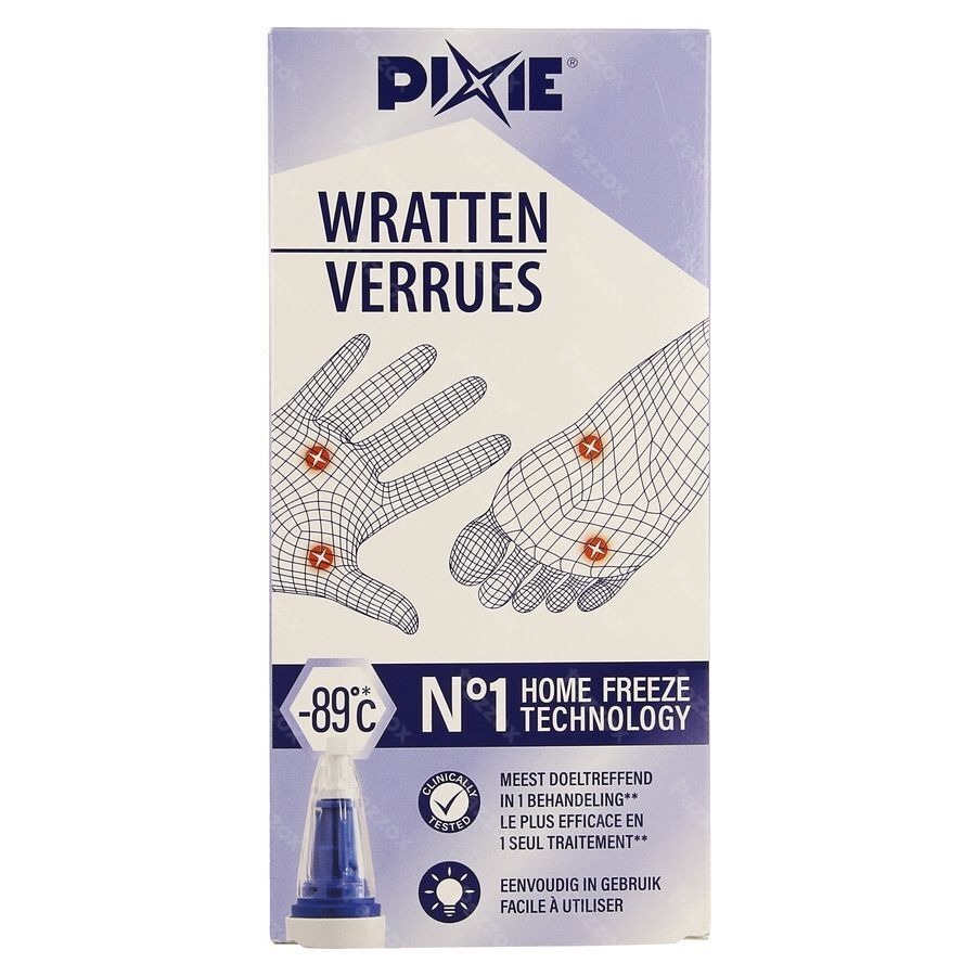 Pixie Stylo 7,5g A/verrues + N2o Cartouche Nf