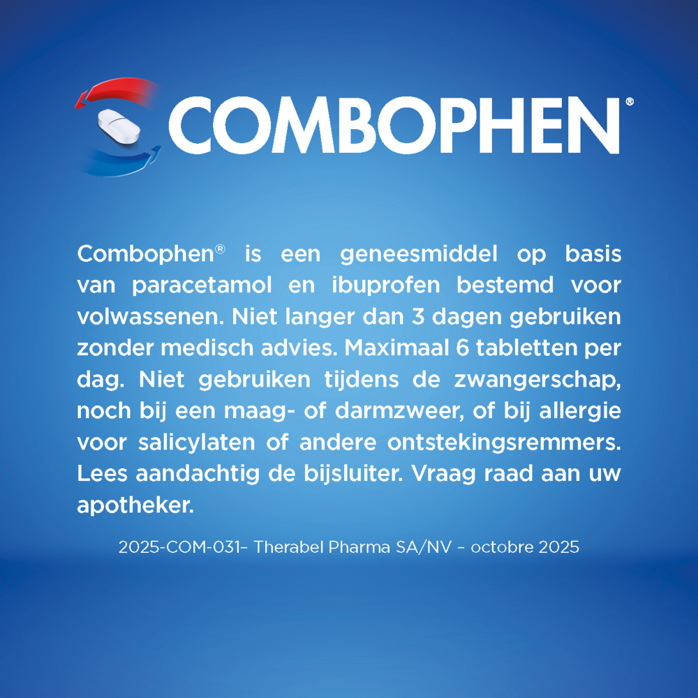 Combophen 500mg Paracetamol+150mg Ibuprofen 32 Tabletten