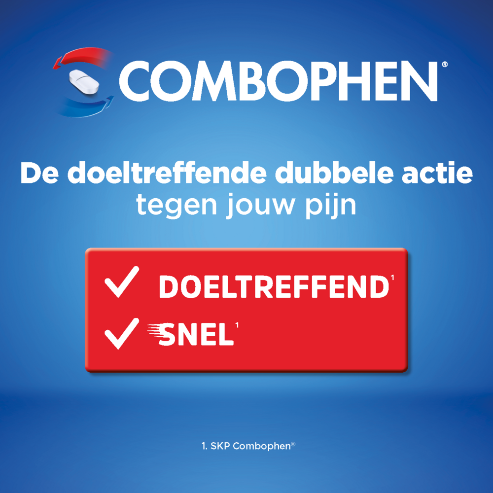 Combophen 500mg Paracetamol+150mg Ibuprofen 16 Tabletten