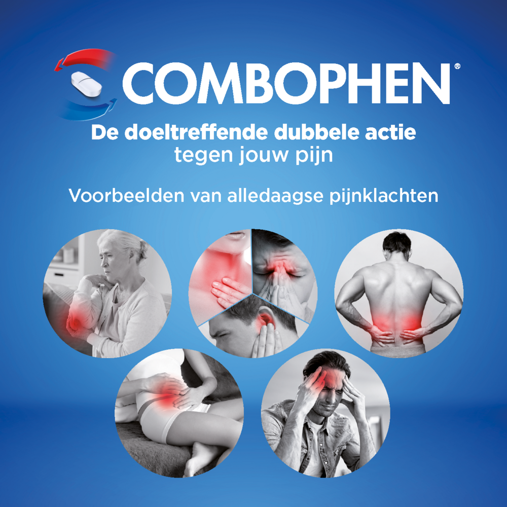 Combophen 500mg Paracetamol+150mg Ibuprofen 16 Tabletten