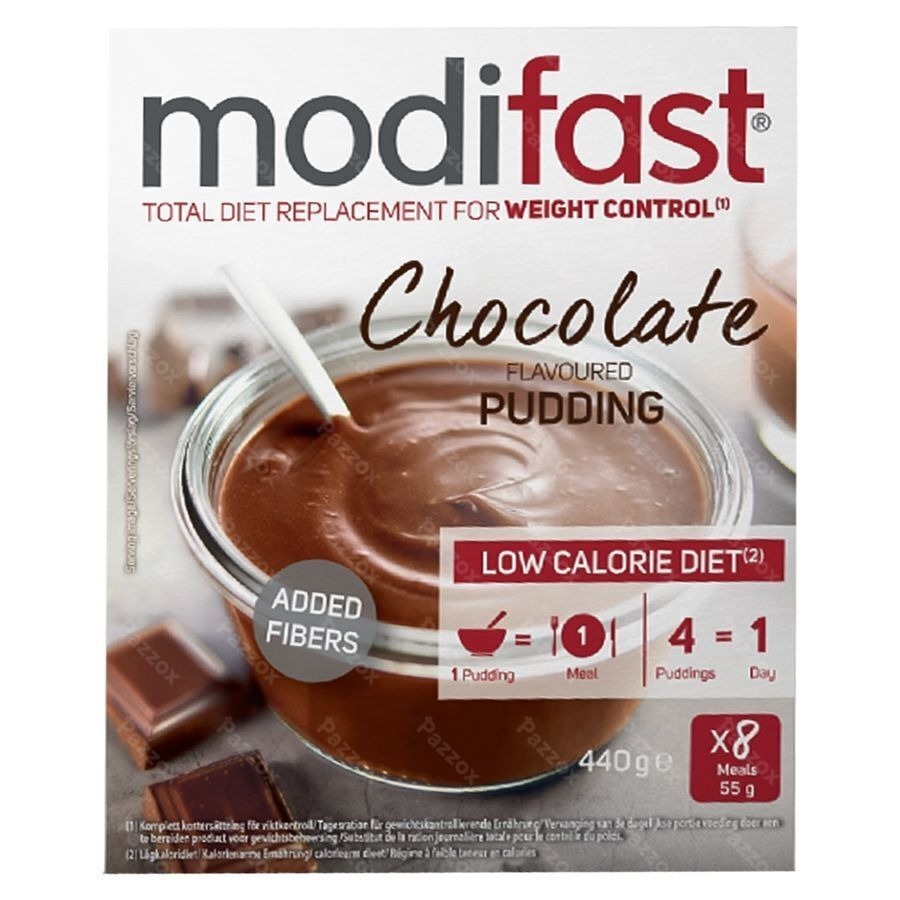 Modifast Intensive Choco Flavoured Pudding 8x55g