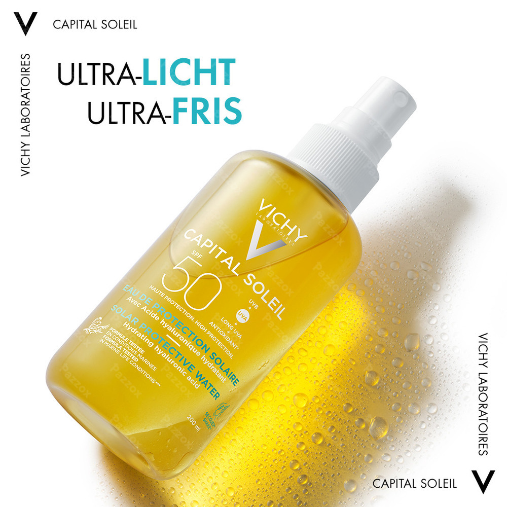 Vichy Capital Soleil Zonbeschermend Hydaterend Water SPF50+ 200ml 