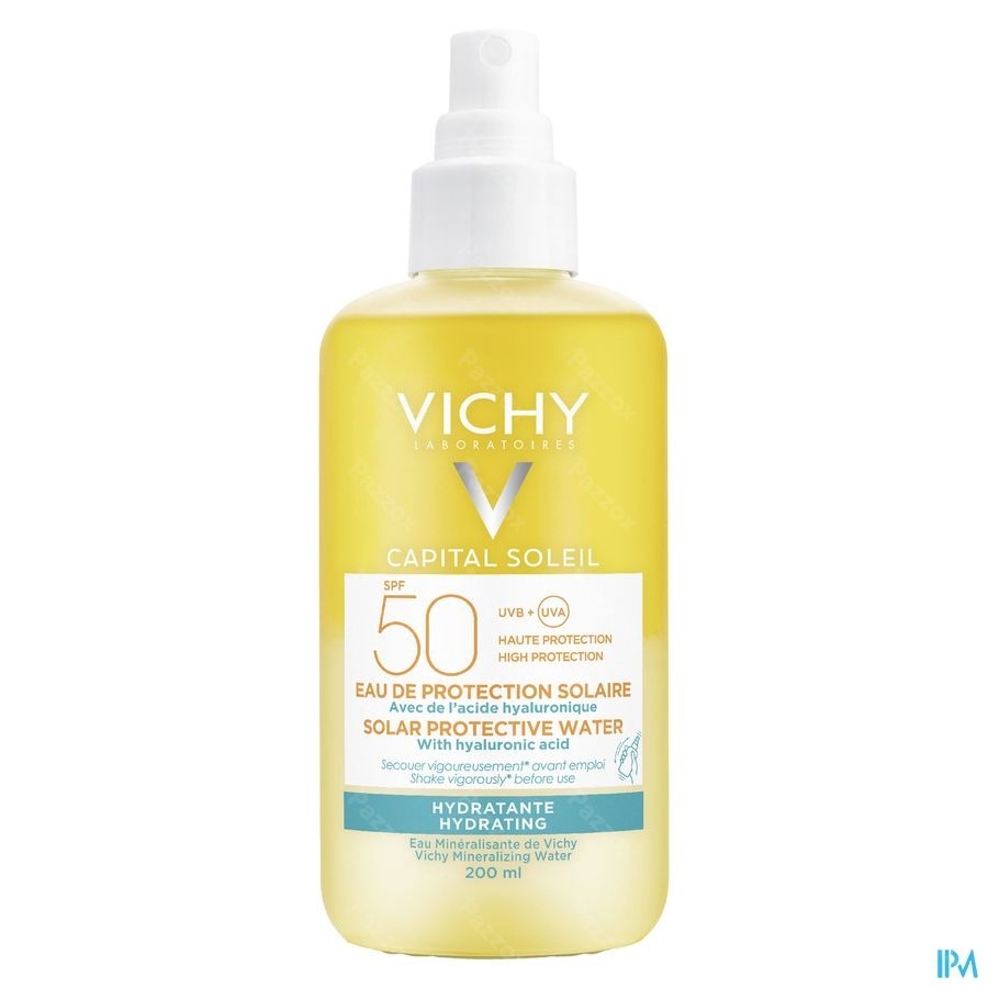 Vichy Cap. Sol. Eau Protection Solaire Hydra SPF50+ 200ml