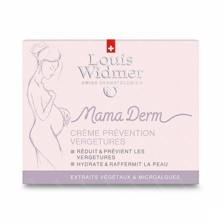 Louis Widmer MamaDerm Crème Tegen Striemen Geparfumeerd 250ml