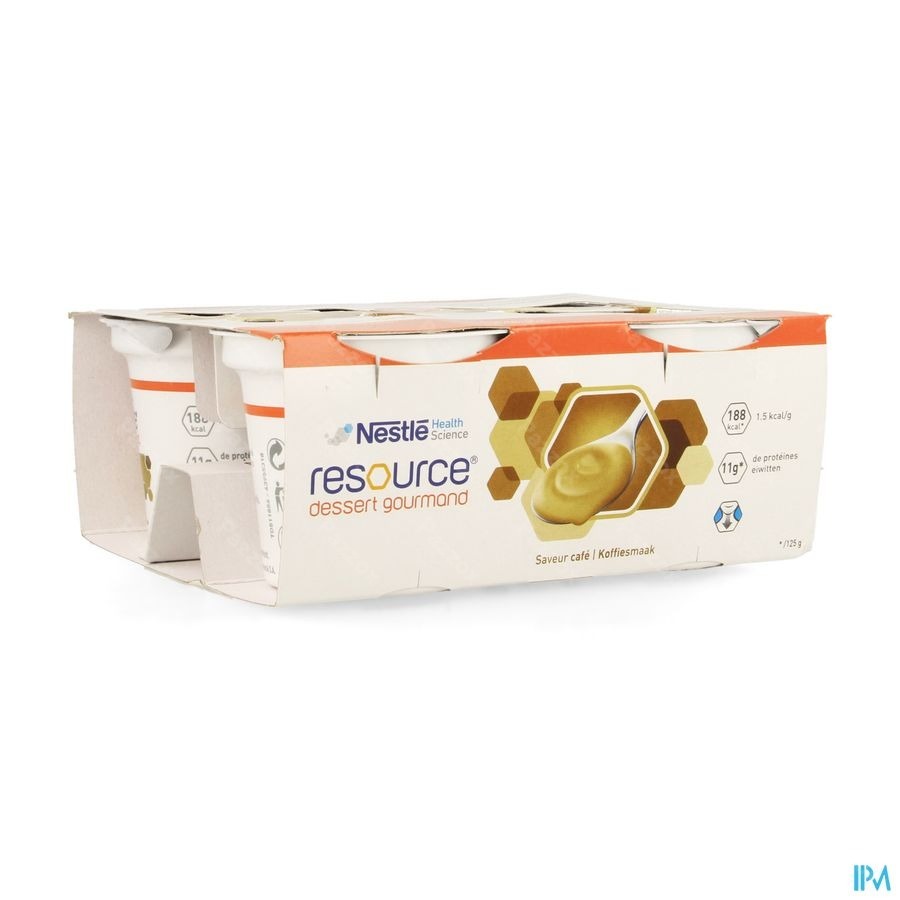 Resource Dessert Gourmand Cafe 4x125g