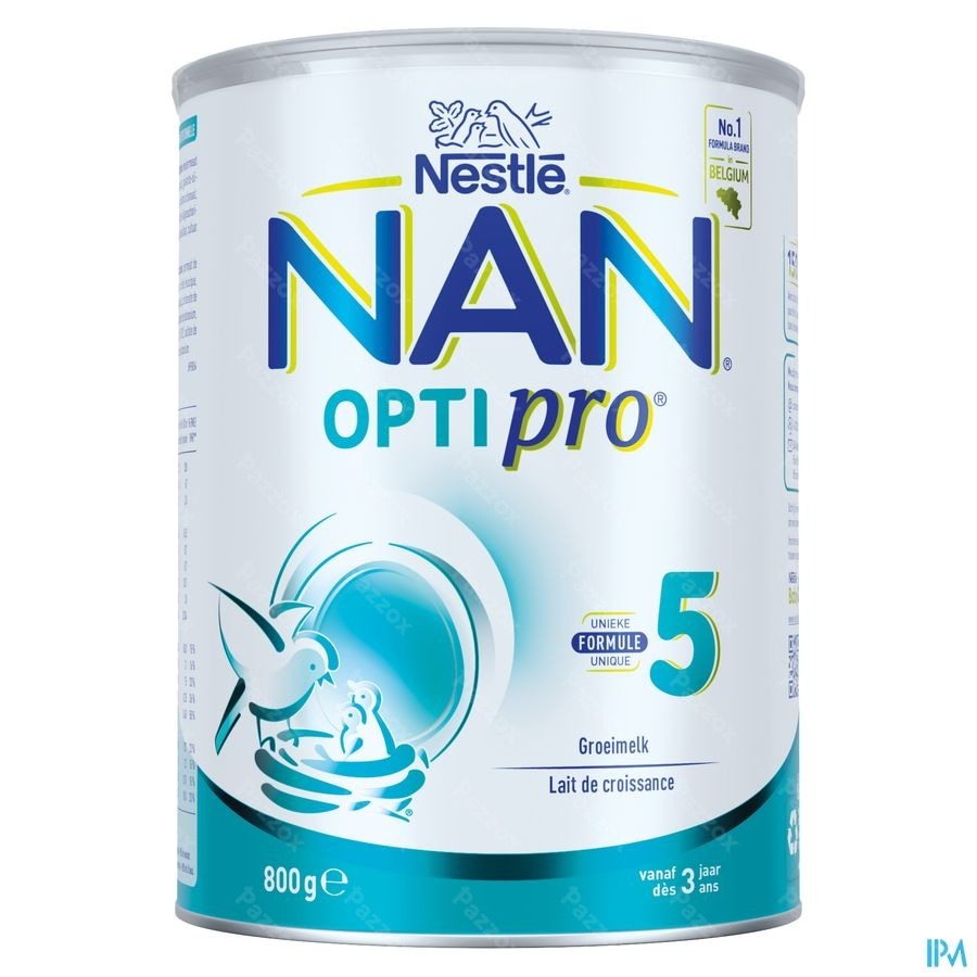Nan Optipro 5 Groeimelk Kind 3+ Jaar 800g