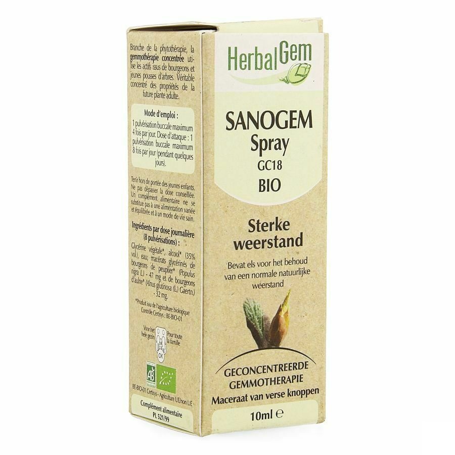 Herbalgem Sanogem Gc18 Sterke Weerstand Bio 10ml