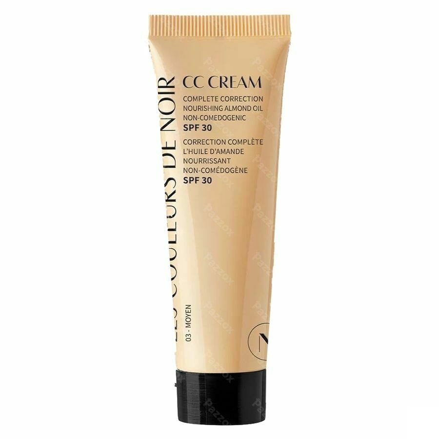 Couleurs De Noir Cc Cream Spf30 03 Moyen 30ml