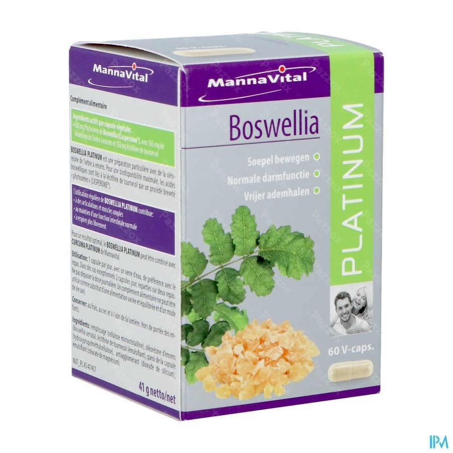 Mannavital Boswellia Platinum V-caps 60