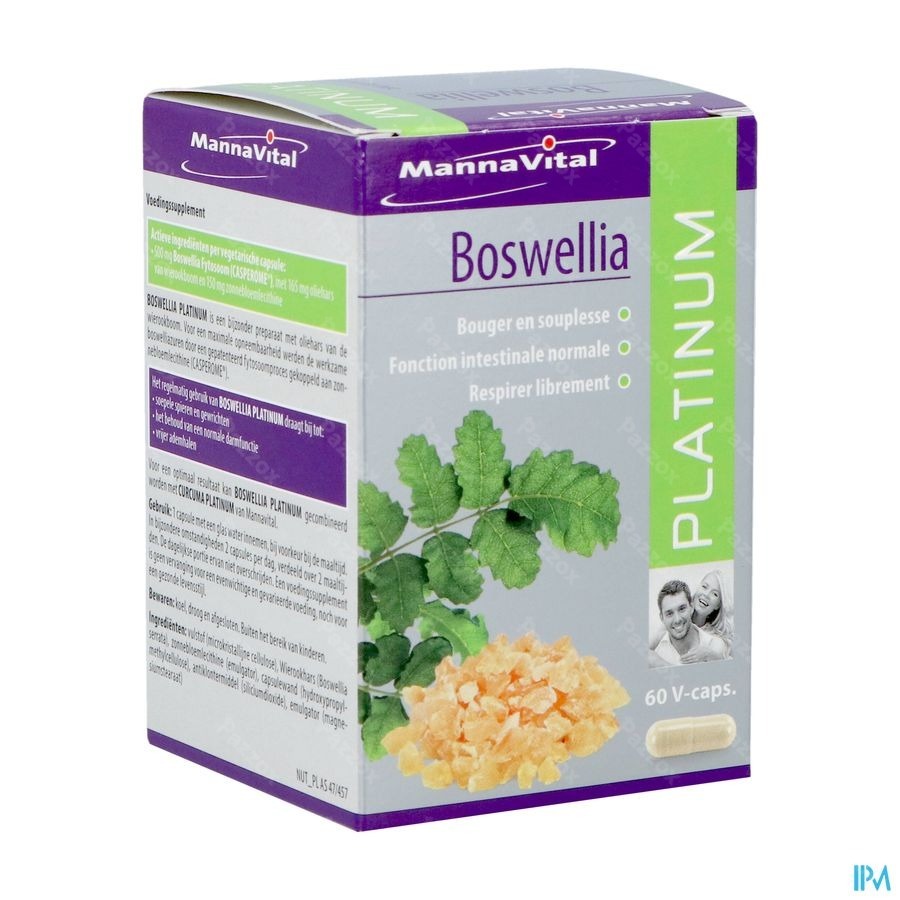 Mannavital Boswellia Platinum V-caps 60