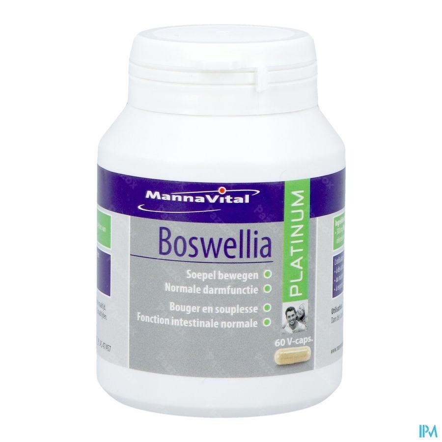 Mannavital Boswellia Platinum V-caps 60