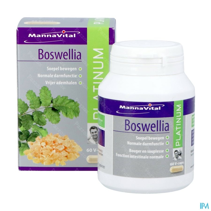 Mannavital Boswellia Platinum V-caps 60