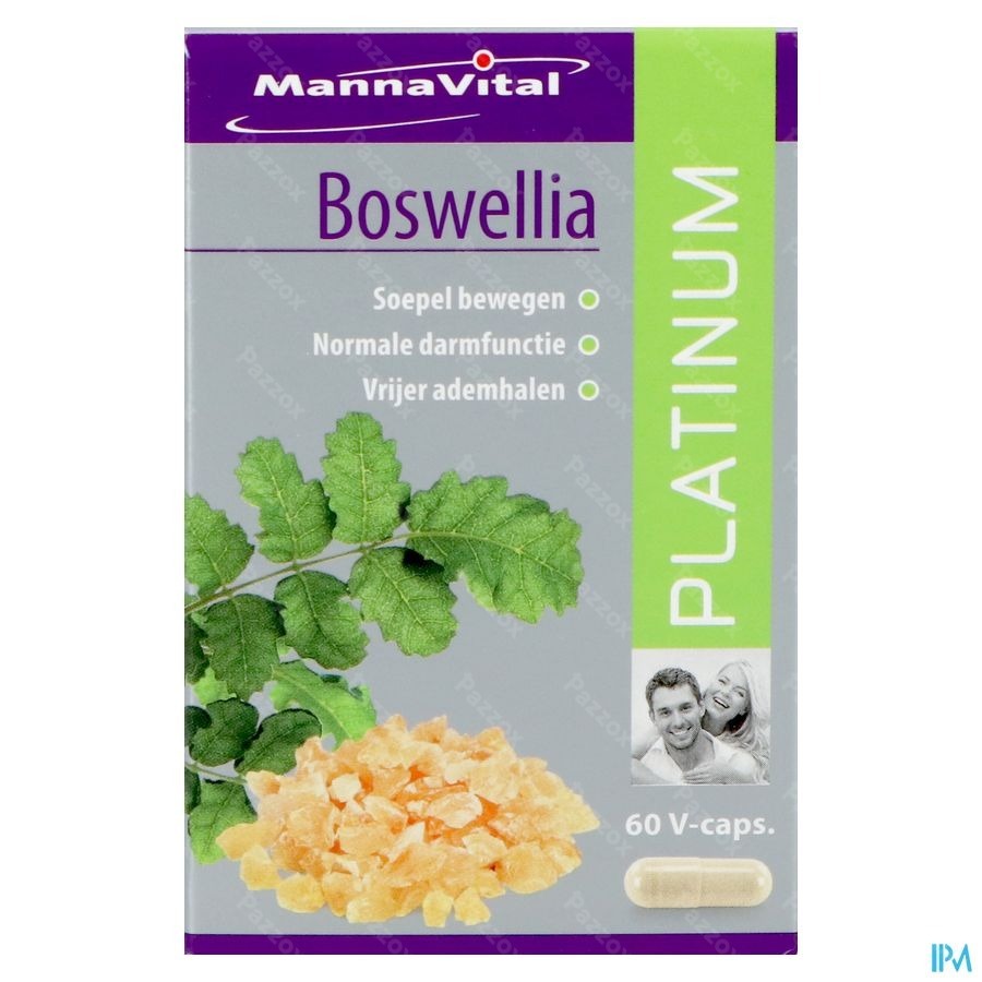 Mannavital Boswellia Platinum V-caps 60