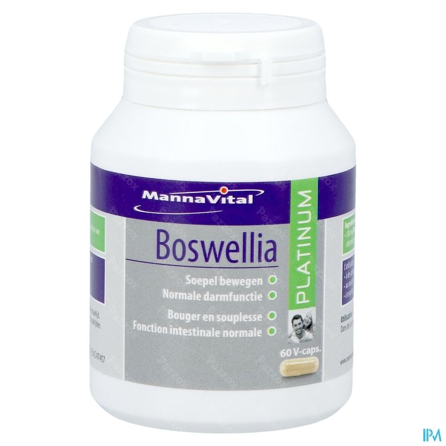 Mannavital Boswellia Platinum V-caps 60