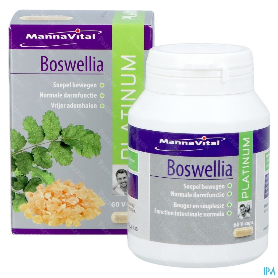 Mannavital Boswellia Platinum V-caps 60