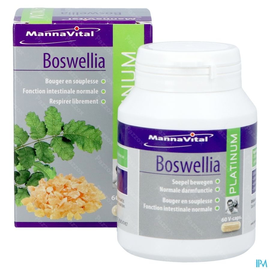Mannavital Boswellia Platinum V-caps 60