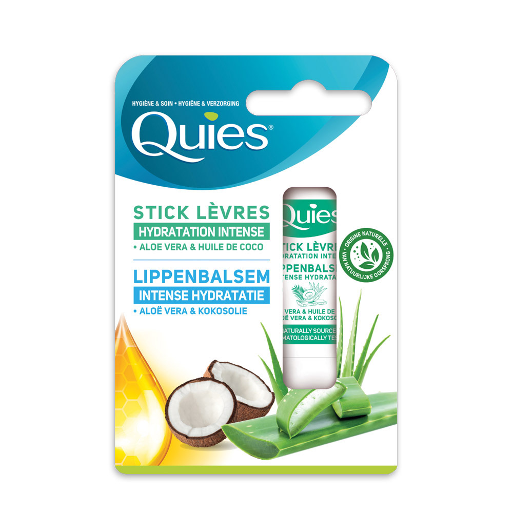 Quies Stick Levres Hydra Int.aloe V.&hle Coco 4,5g